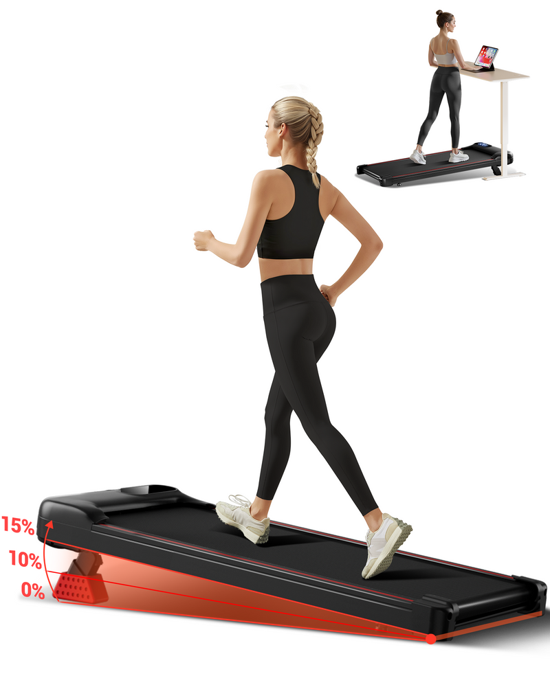 Walking Pad Pro 2-i-1 med indbygget stigningsfunktion