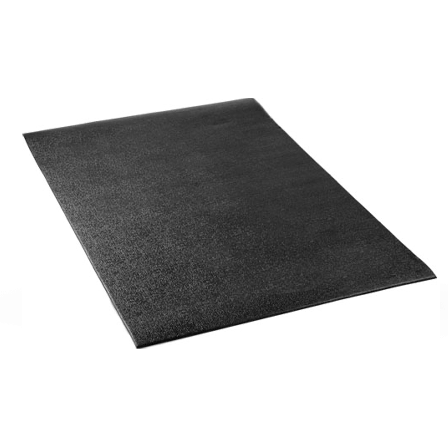 Sort underlagsmåtte fra SportGym i 70 gange 130 centimeter set ovenfra