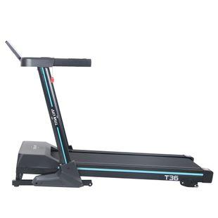 Titan Life Treadmill T36 foldbart løbebånd med sort ramme og konsol